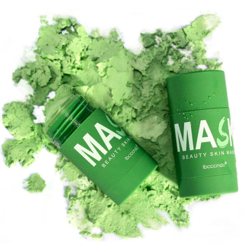 Зелёная маска от прыщей Green Acne Stick. Вид 1